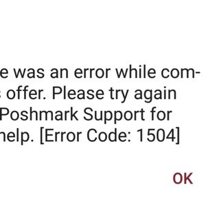 Error 1504? What is this!  Help please